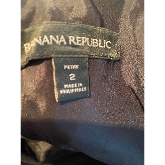 Banana Republic Wool-Blend Sheath Dress 2 Petite- lined, gray - Picture 6 of 9